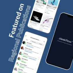 Sleekflow featured on regional publications promo card